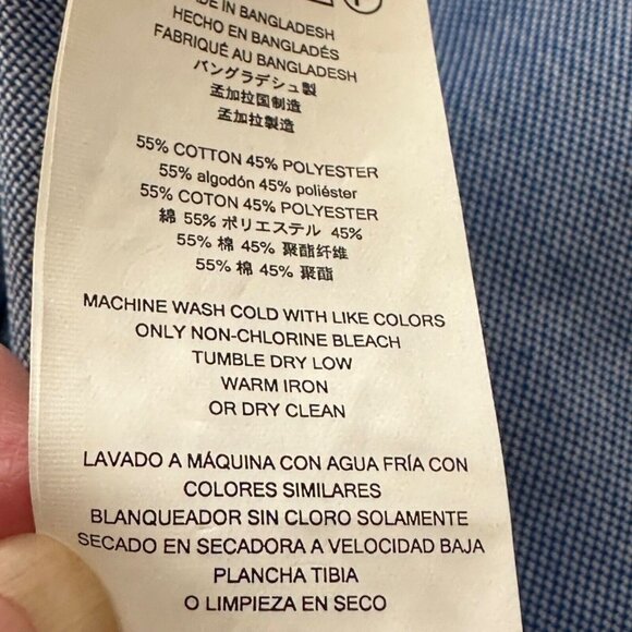 Michael Kors Blue Men's Hoodie with Kangaroo Pouch Size Small Preppy Old Money - Picture 10 of 10